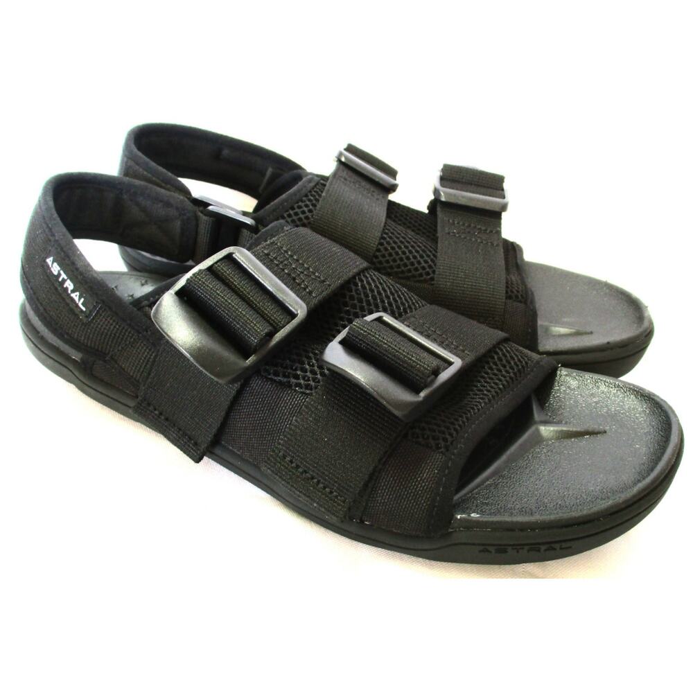 New ASTRAL PFD Black Water Friendly Hiking Women's Sandals Size 9